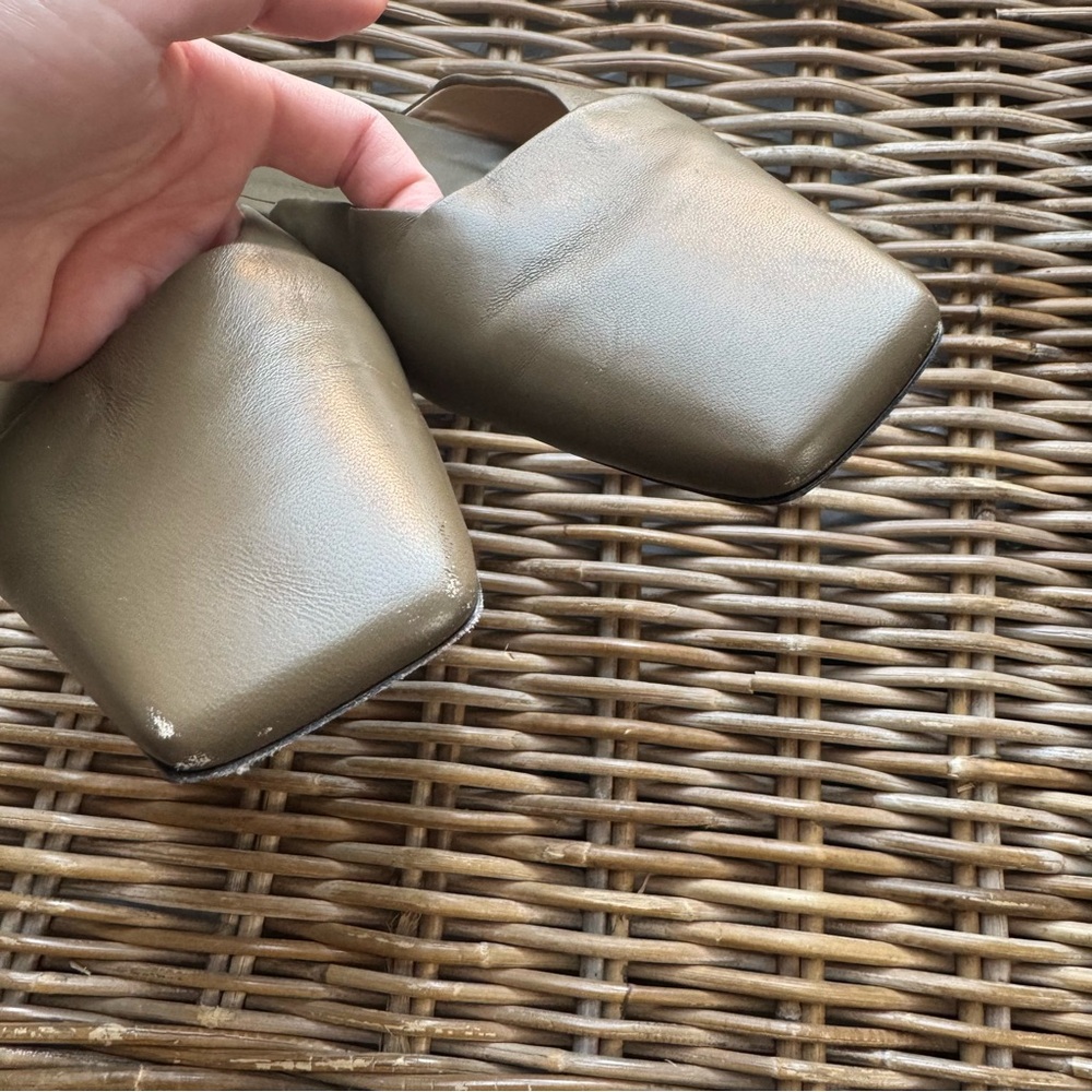 Jenni Kayne Brown Leather Mules - Picture 5 of 10